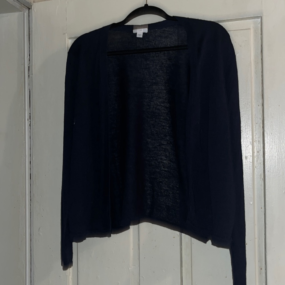 J jill linen cardigan size M